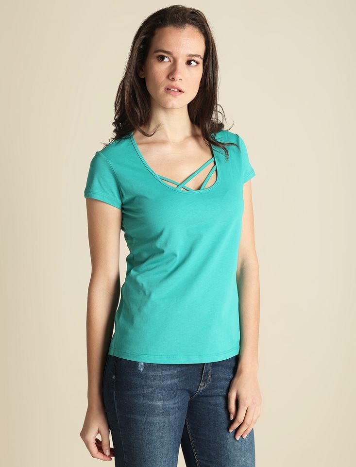 Fashion Friends Kadın T-Shirt 9Y0483B1 Mentol
