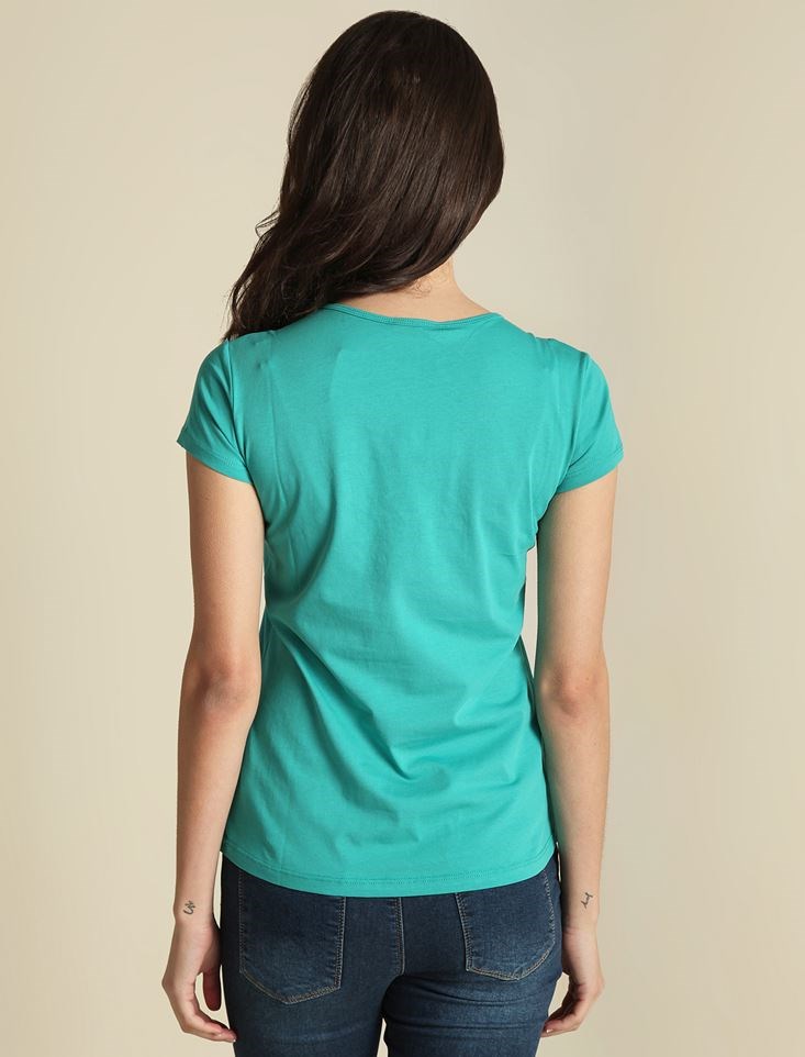 Fashion Friends Kadın T-Shirt 9Y0483B1 Mentol