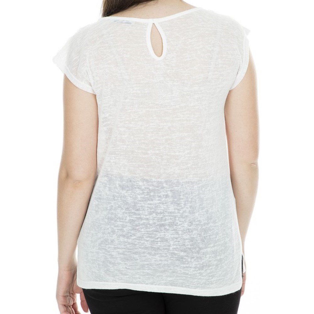 Fashion Friends Kadın T-Shirt 9Y0823B1 Ekru / Ecru