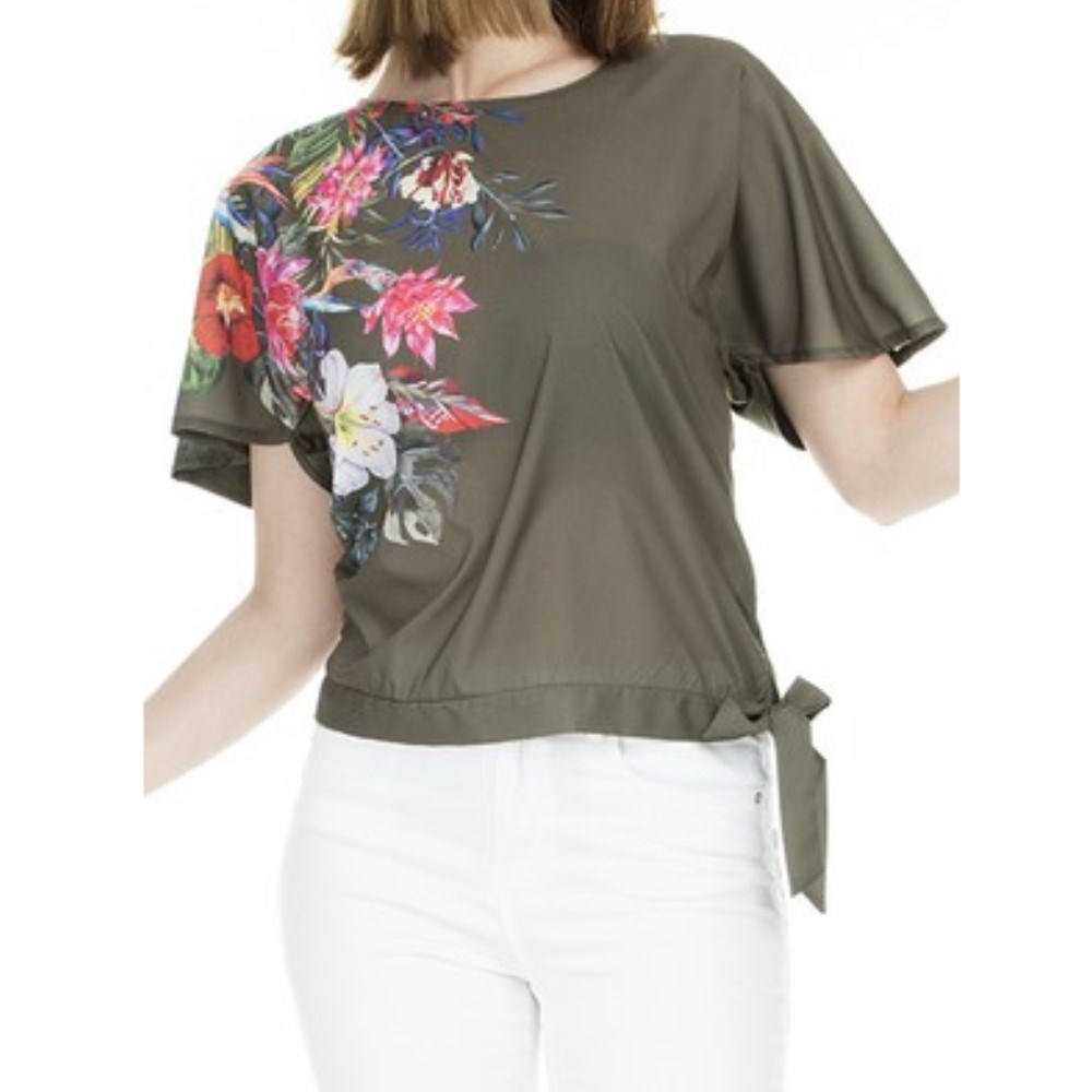Fashion Friends Kadın Bluz 9Y0960B1 Haki / Khaki