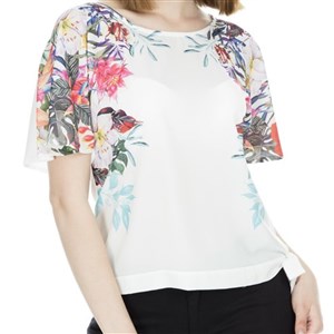Fashion Friends Kadın Bluz 9Y0960B1 Ekru / Ecru