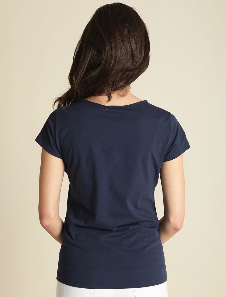 Fashion Friends Kadın T-Shirt 9Y0969B1 Lacivert / Navy
