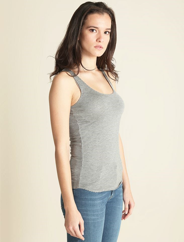 Fashion Friends Kadın Atlet 9Y1320B1 Antrasit / Anthracite