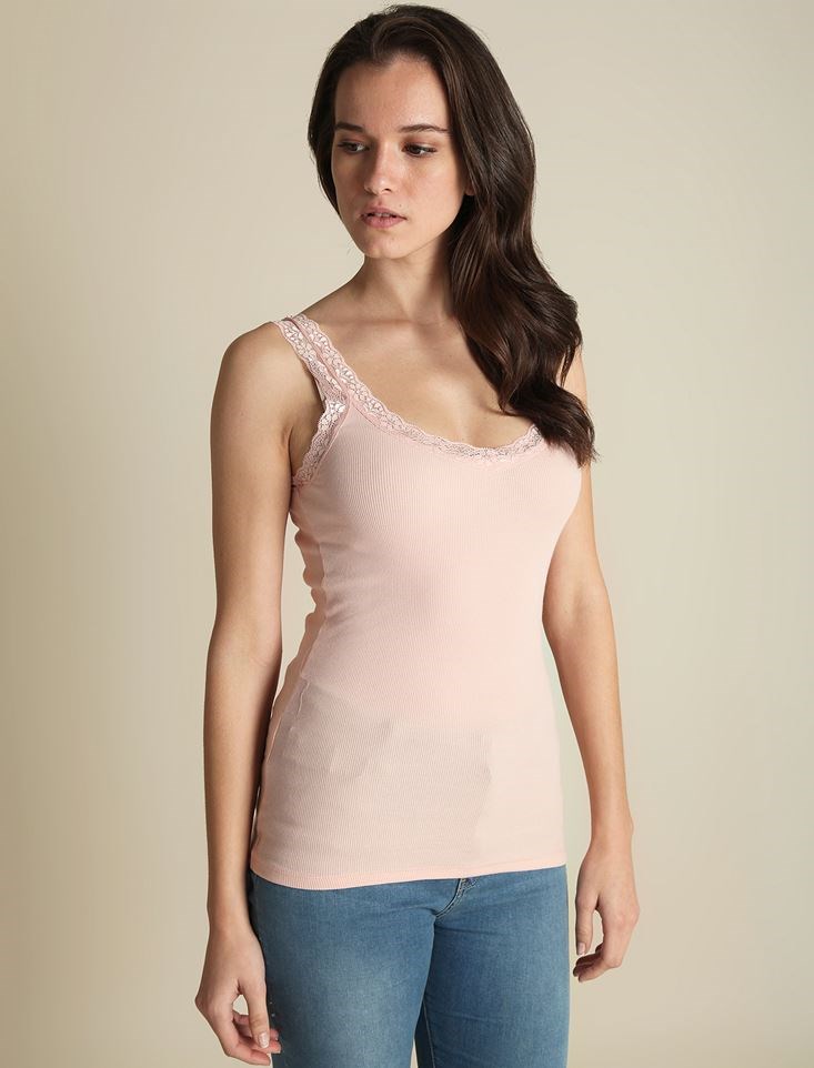 Fashion Friends Kadın Atlet 9Y1337B1 Somon