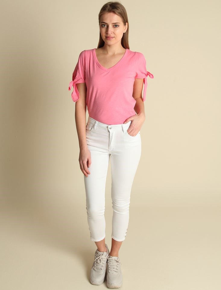 Fashion Friends Kadın Pantolon 9Y1469B1 Ekru / Ecru