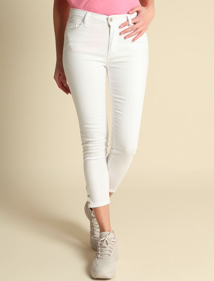Fashion Friends Kadın Pantolon 9Y1469B1 Ekru / Ecru