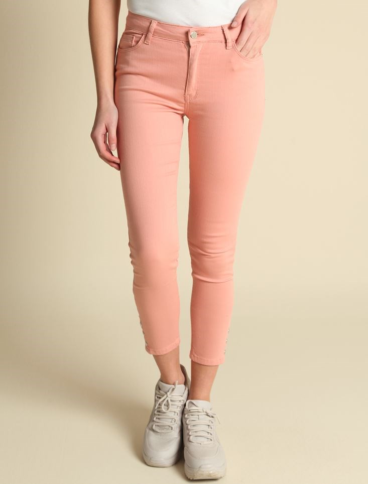 Fashion Friends Kadın Pantolon 9Y1469B1 Gül Kurusu / Rose