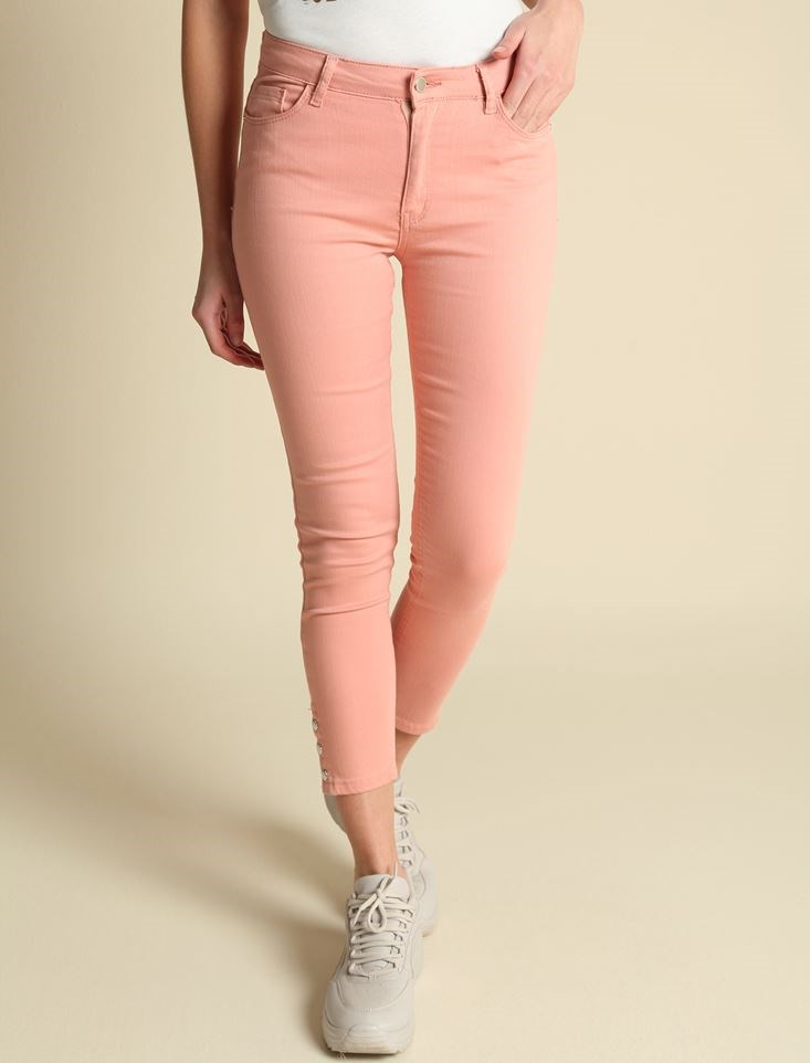 Fashion Friends Kadın Pantolon 9Y1469B1 Gül Kurusu / Rose