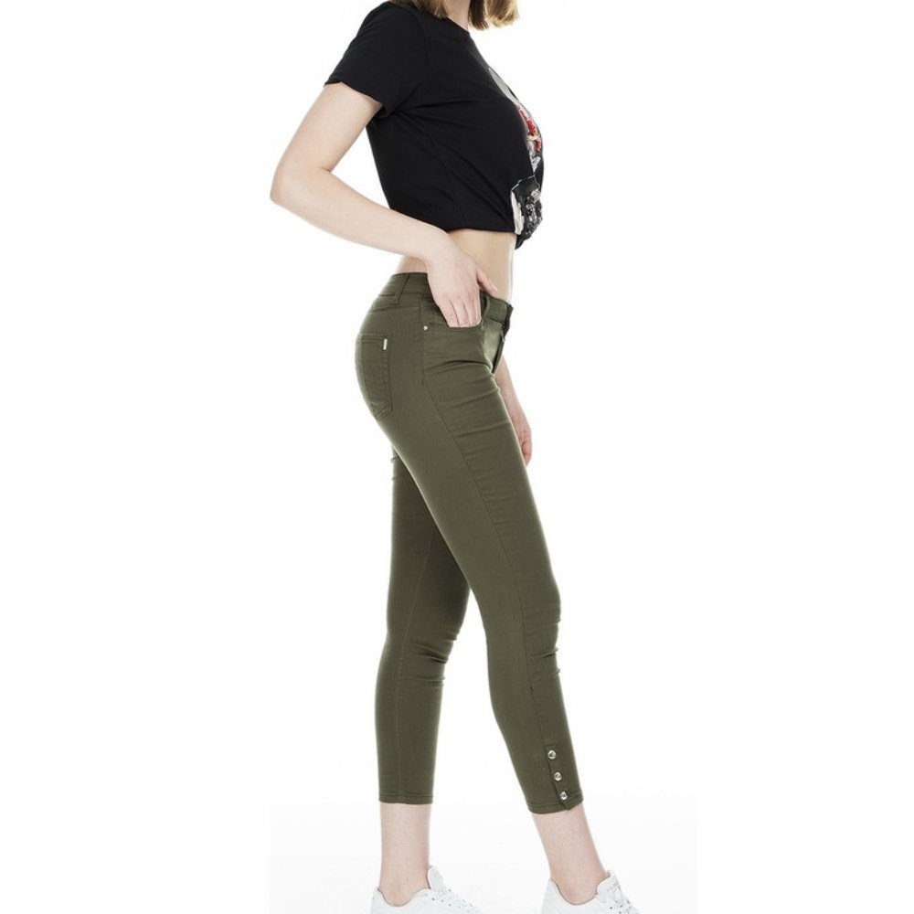 Fashion Friends Kadın Pantolon 9Y1469B1 Haki / Khaki