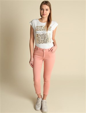 Fashion Friends Kadın Pantolon 9Y1469B1 Gül Kurusu / Rose