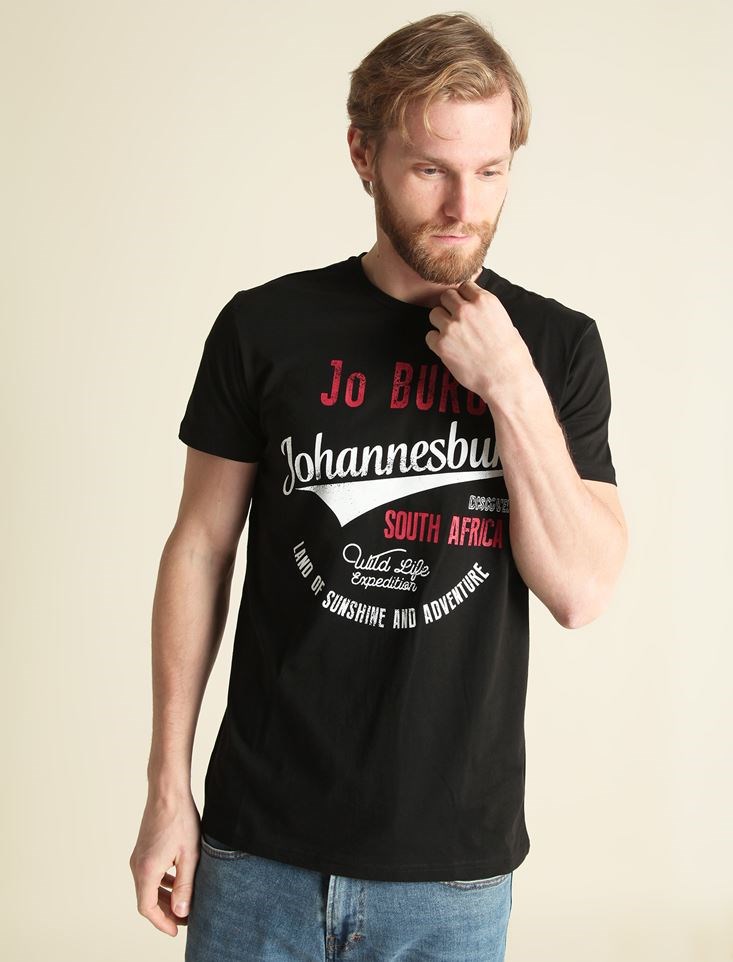 Fashion Friends Erkek T-Shirt 9Y1512E1 Siyah / Black