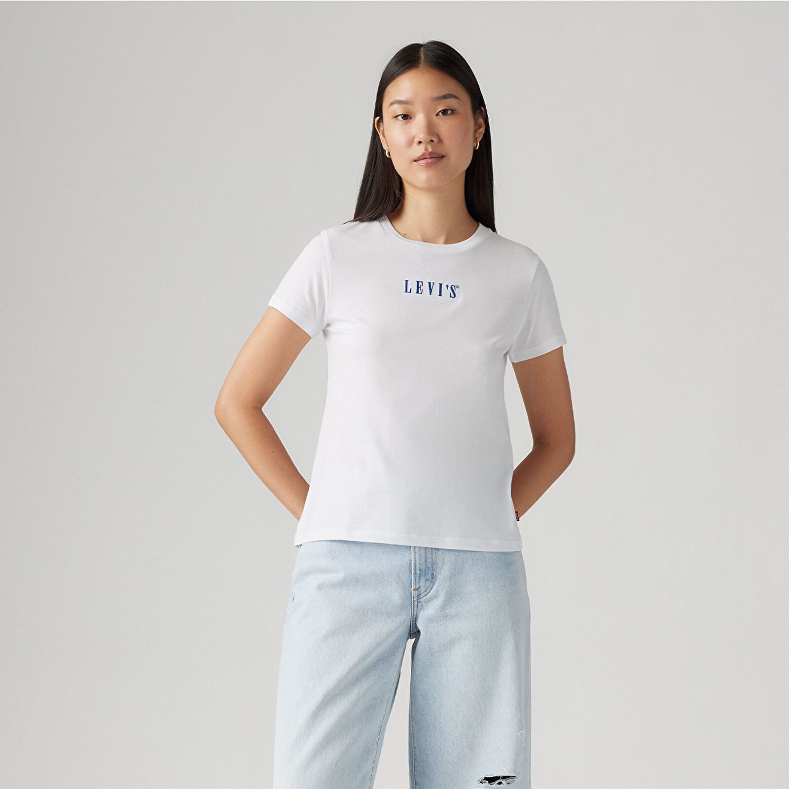 Levis Kadın T-Shirt A2086-0378 Whites