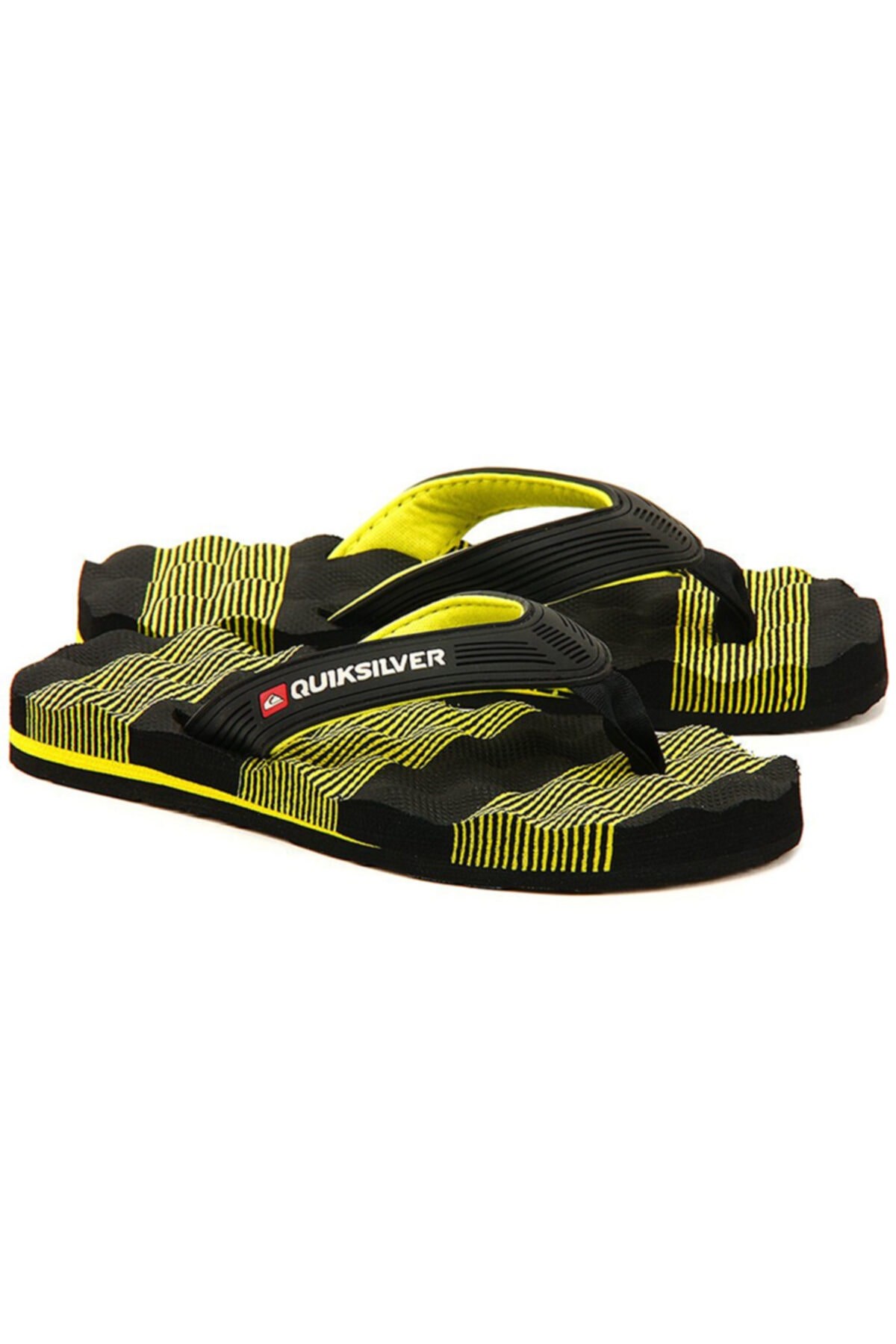 Quiksilver Terlik AQBL100006 Black/Green/Black