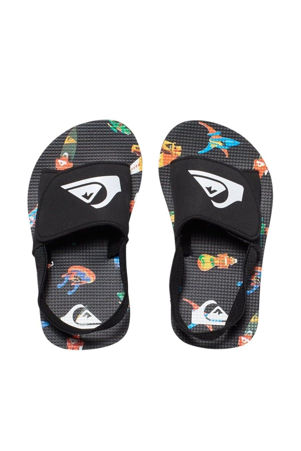 Quiksilver Terlik AQTL100005 Black/Whıte/Red