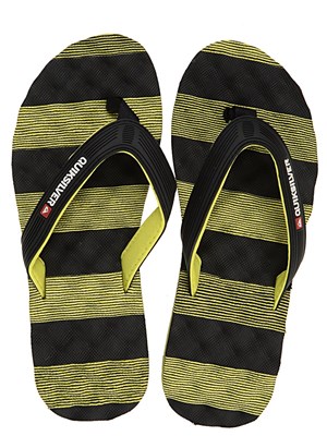Quiksilver Erkek Terlik AQYL100045 Black/Green/Black