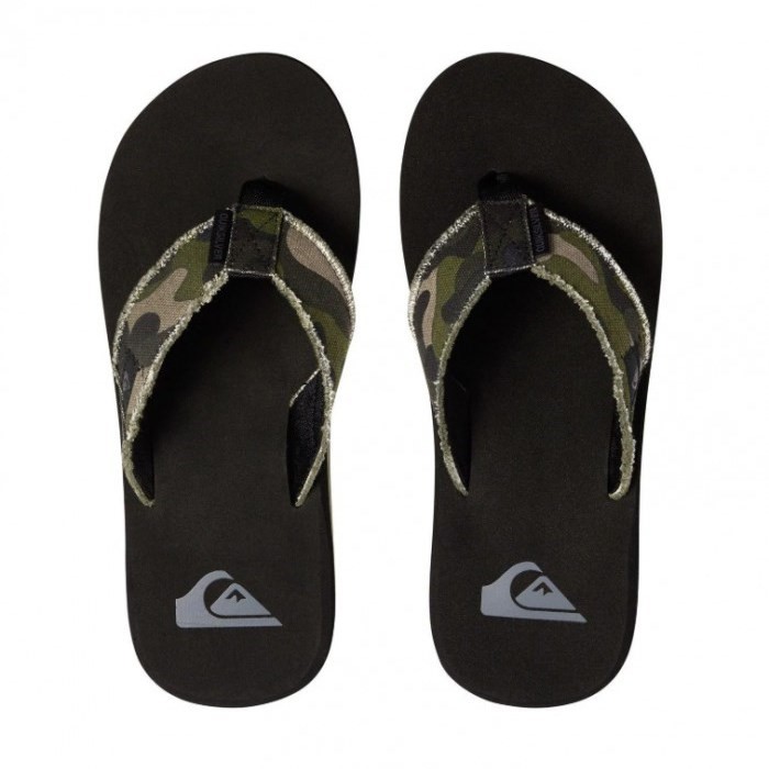 Quiksilver Erkek Terlik AQYL100047 Green/Brown/Black