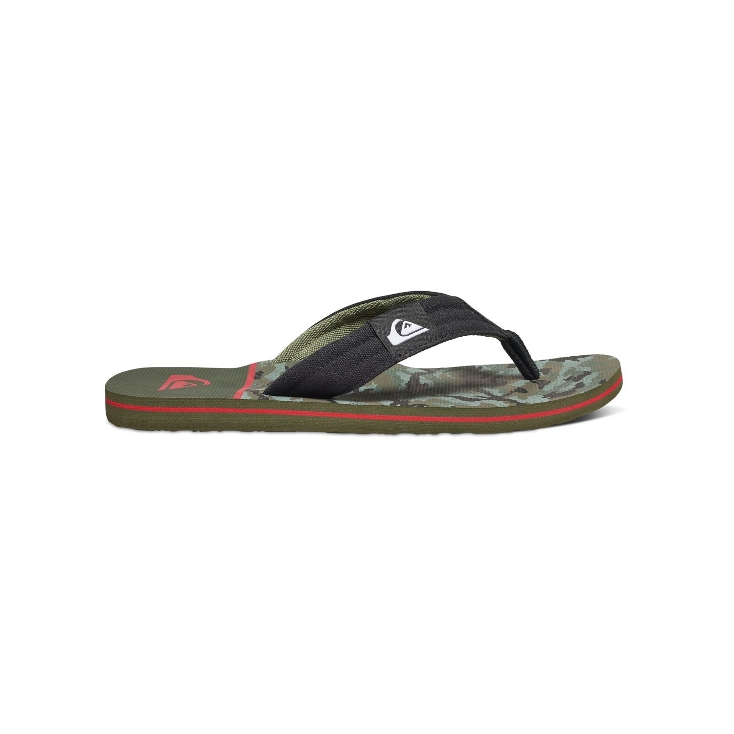 Quiksilver Erkek Terlik AQYL100236 Black/Red/Green