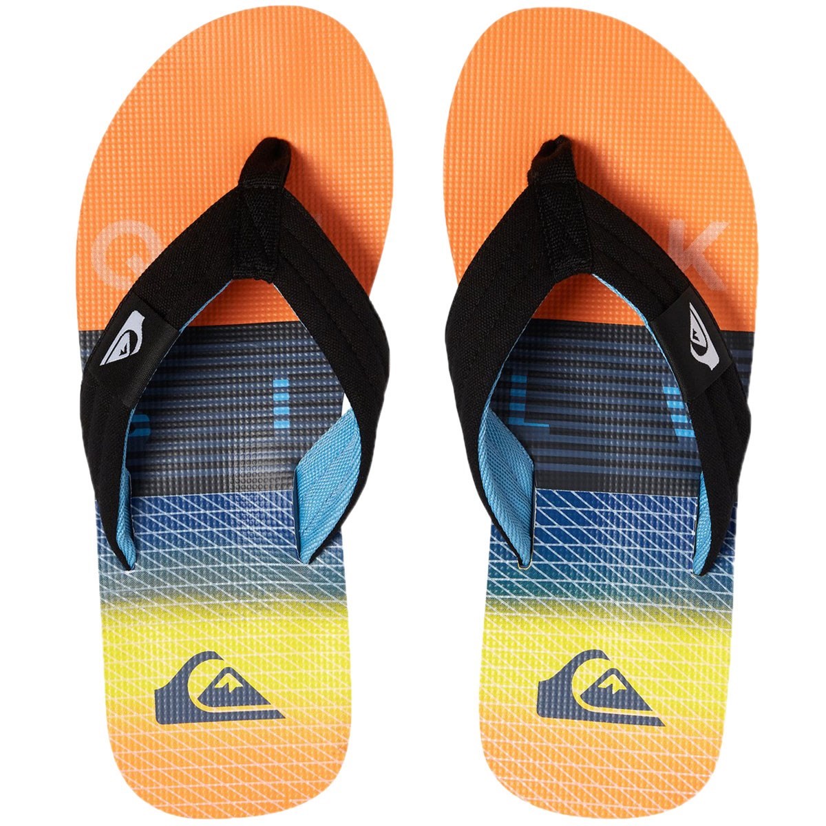 Quiksilver Erkek Terlik AQYL100560 Black/Orange/Blue
