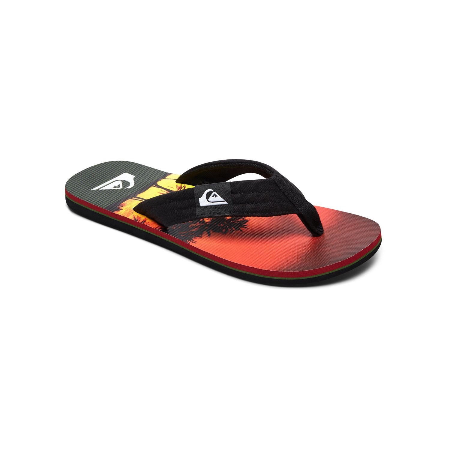 Quiksilver Erkek Terlik AQYL100560 Black/Orange/Orange
