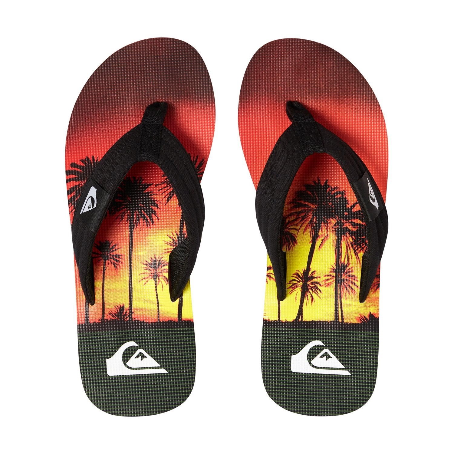 Quiksilver Erkek Terlik AQYL100560 Black/Orange/Orange
