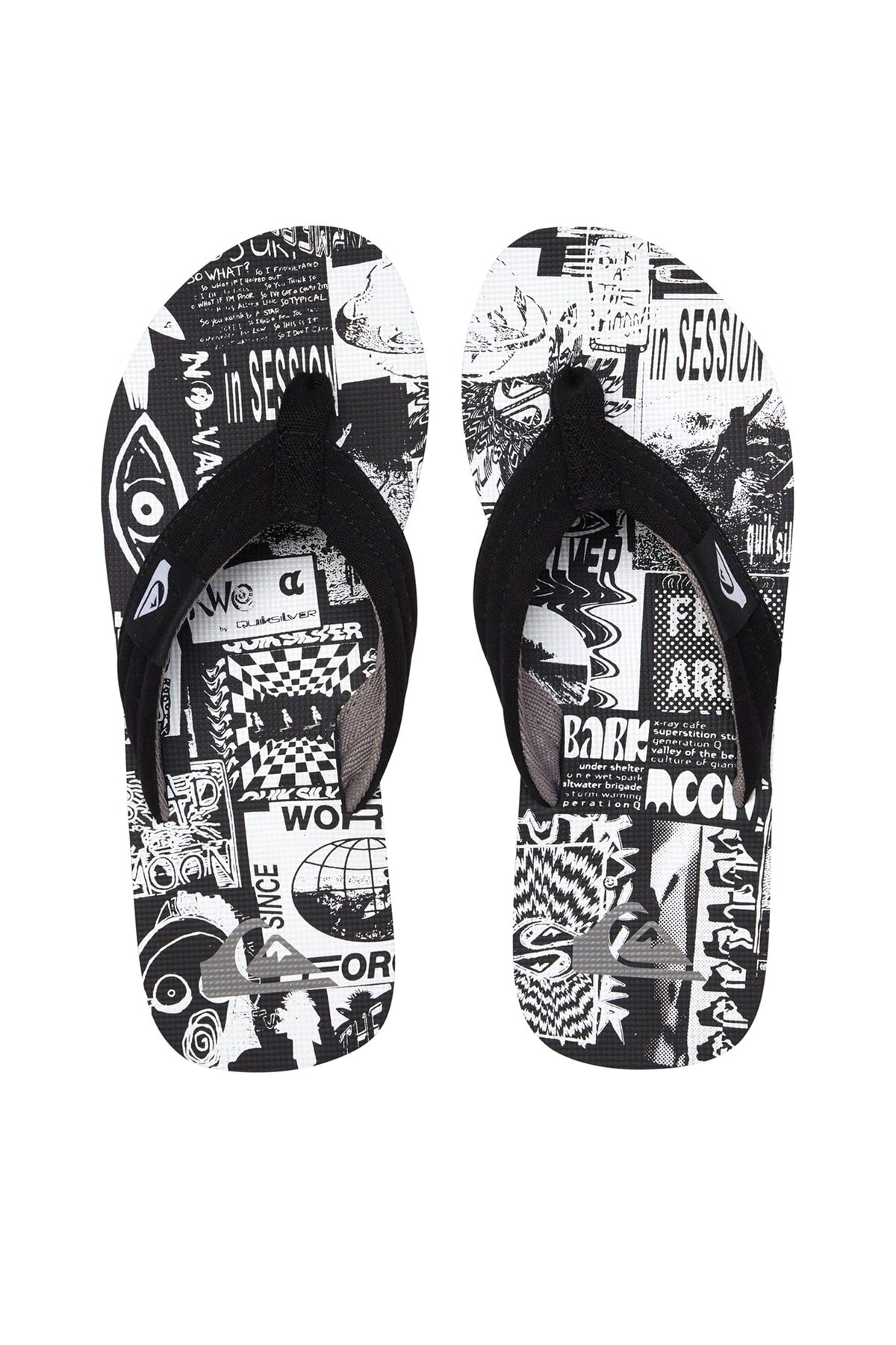 Quiksilver Erkek Terlik AQYL100955 True Black Story Of Sunshıne