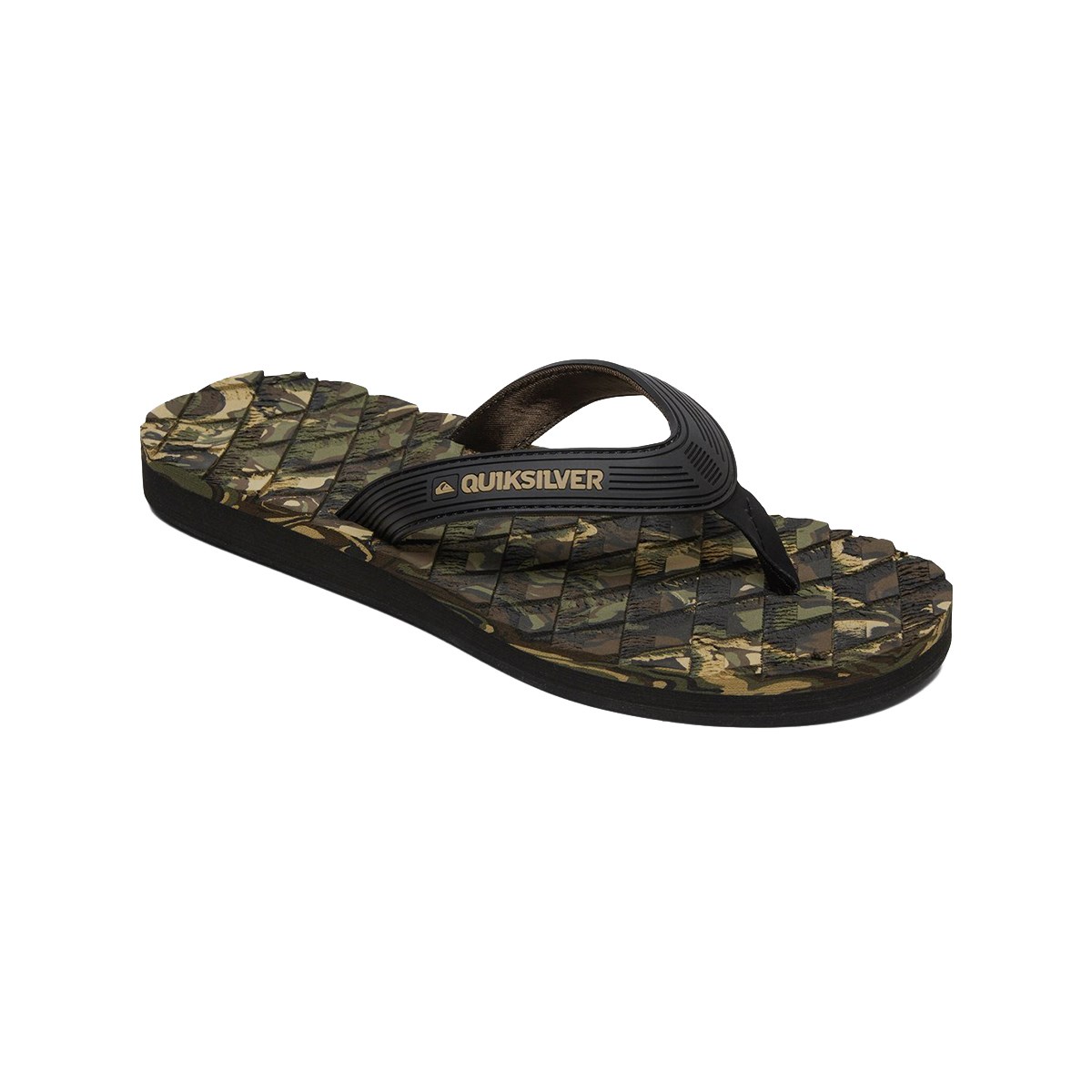 Quiksilver Erkek Terlik AQYL100961 Black/Green/Black
