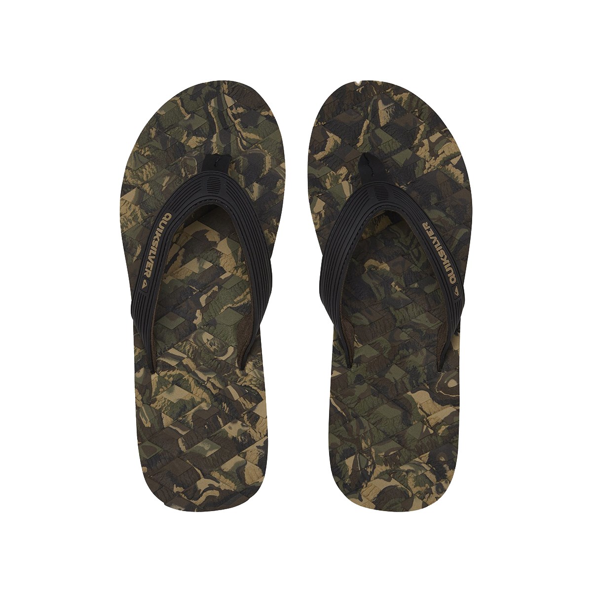 Quiksilver Erkek Terlik AQYL100961 Black/Green/Black