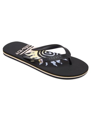 Quiksilver Erkek Terlik AQYL101103 Black/Black/Yellow