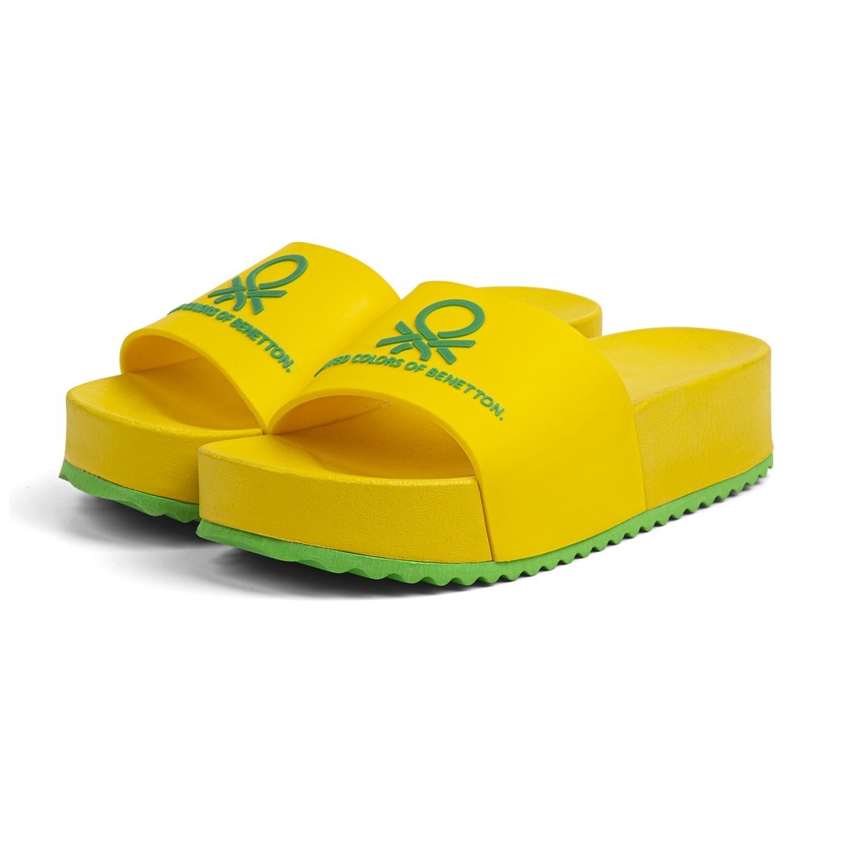 Benetton Kadın Terlik BN-1126 33-Sari