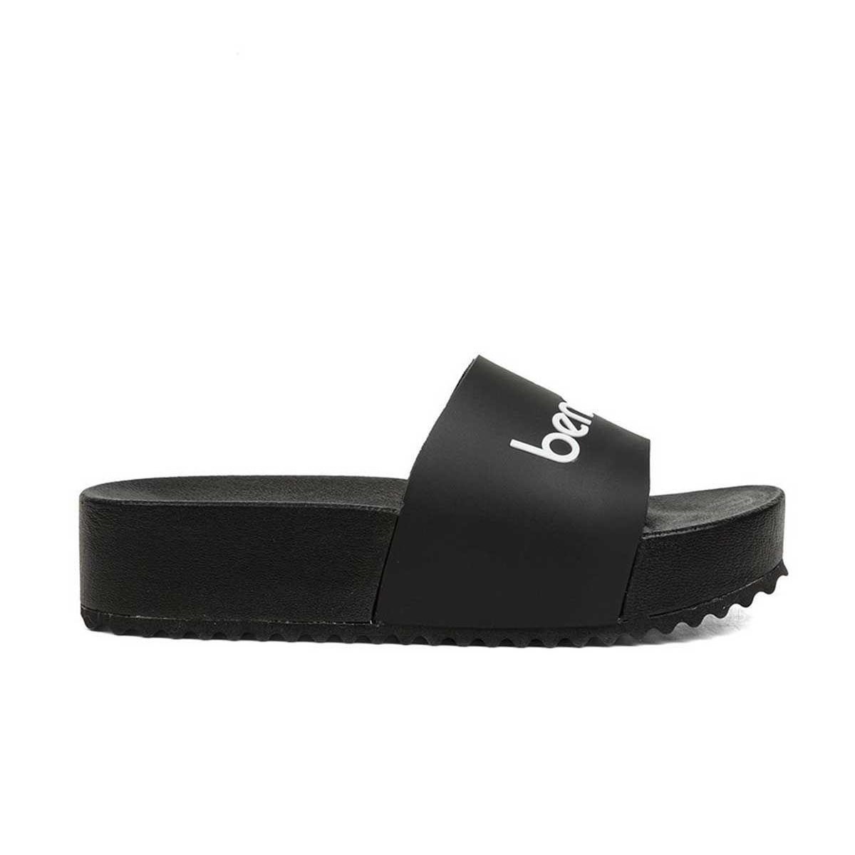 Benetton Kadın Sandalet BN-1212 01-Siyah