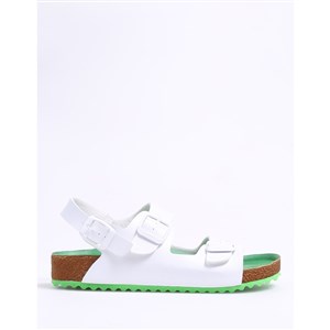 Benetton Kadın Sandalet BN-1222 292-Beyaz-Yesil