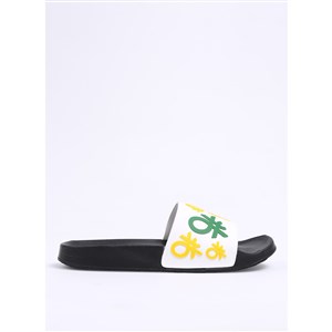 Benetton Erkek Terlik BN-1260 228-Siyah-Beyaz