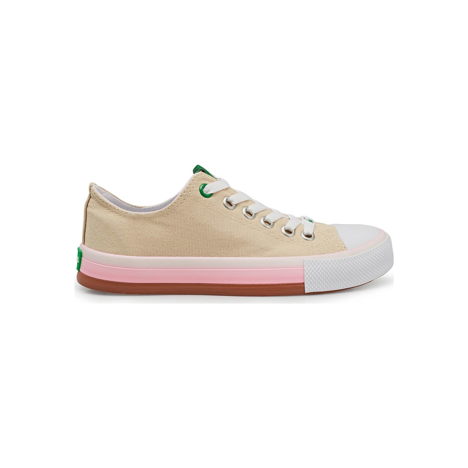 Benetton Kadın Ayakkabı BN-30176 02-Bej