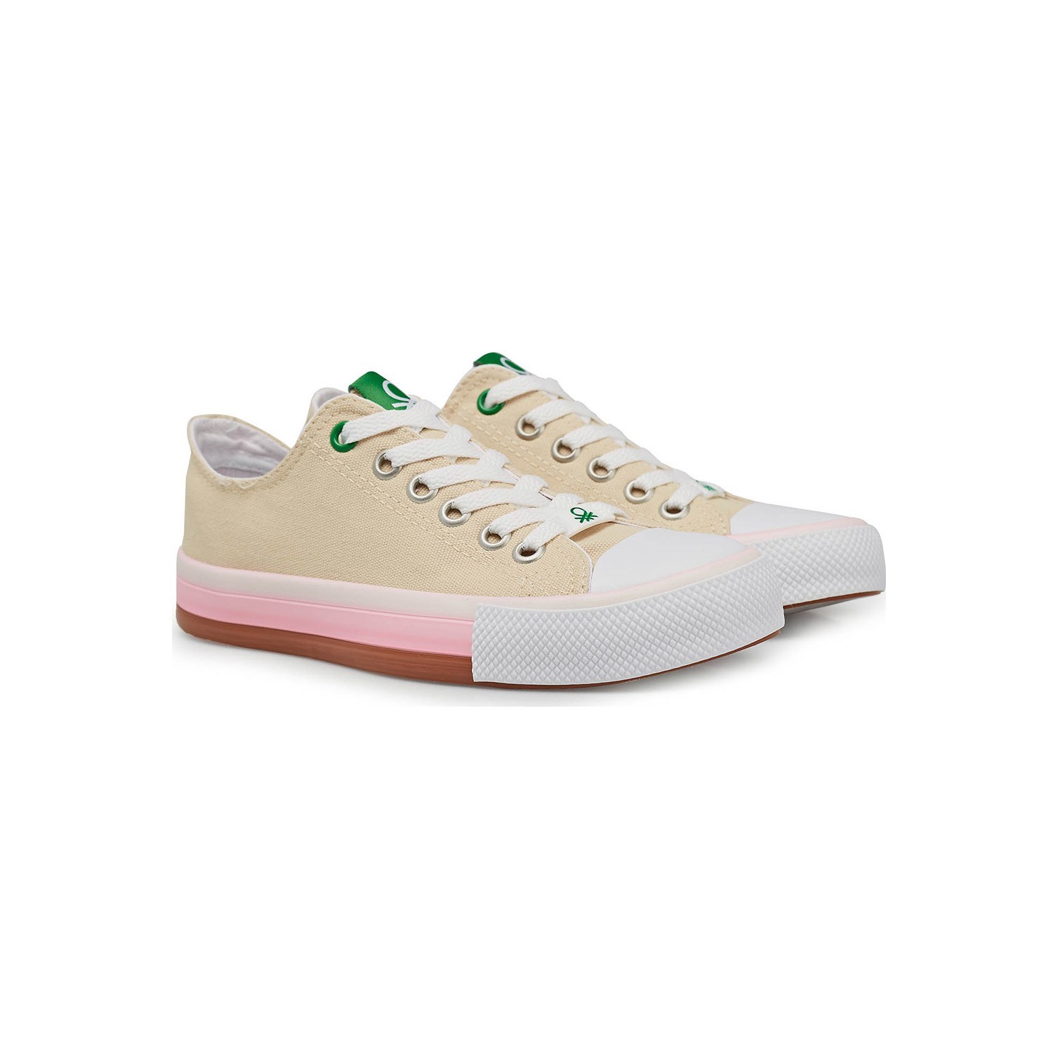 Benetton Kadın Ayakkabı BN-30176 02-Bej