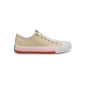 Benetton Kadın Ayakkabı BN-30176 02-Bej