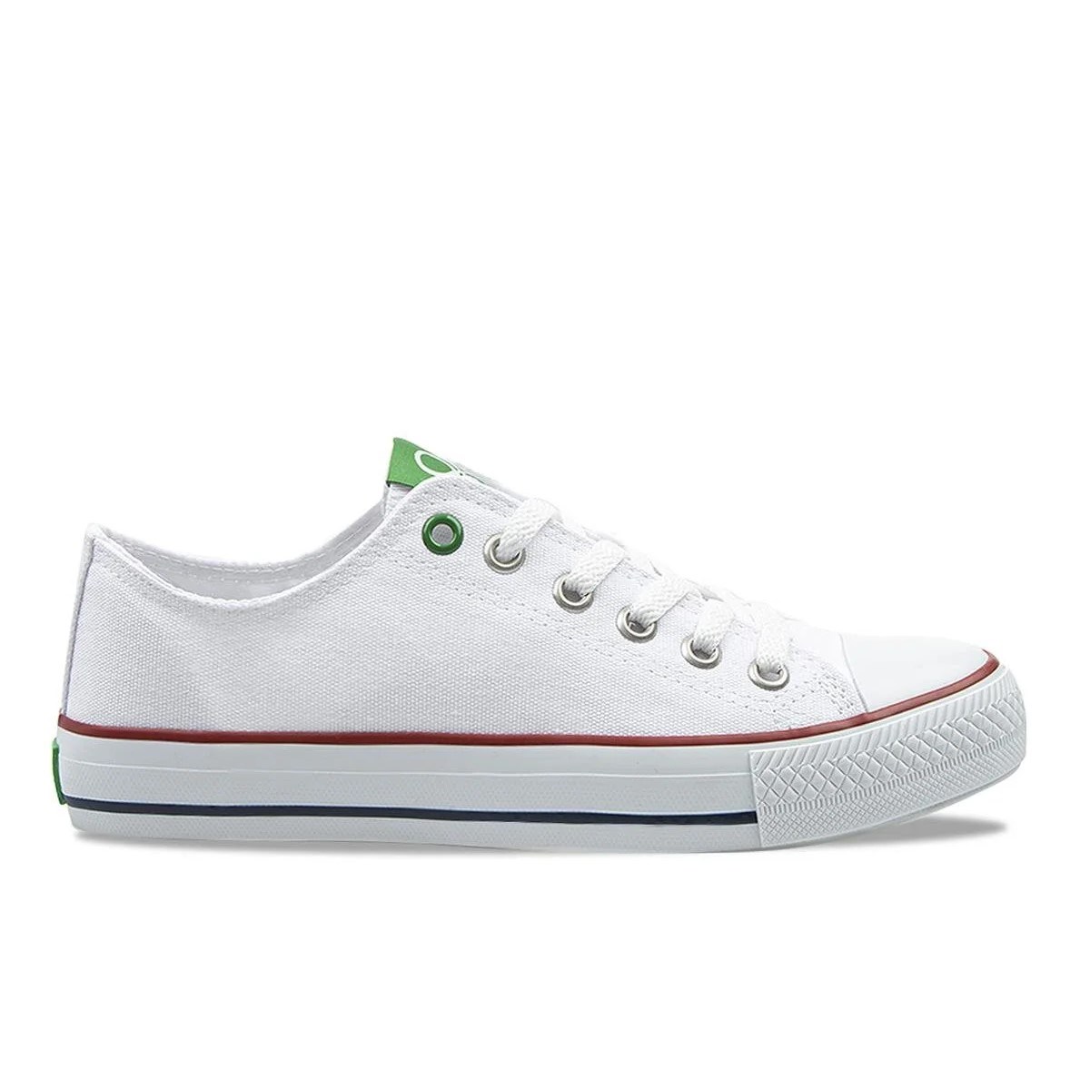 Benetton Erkek Ayakkabı BN-30177 19-Beyaz