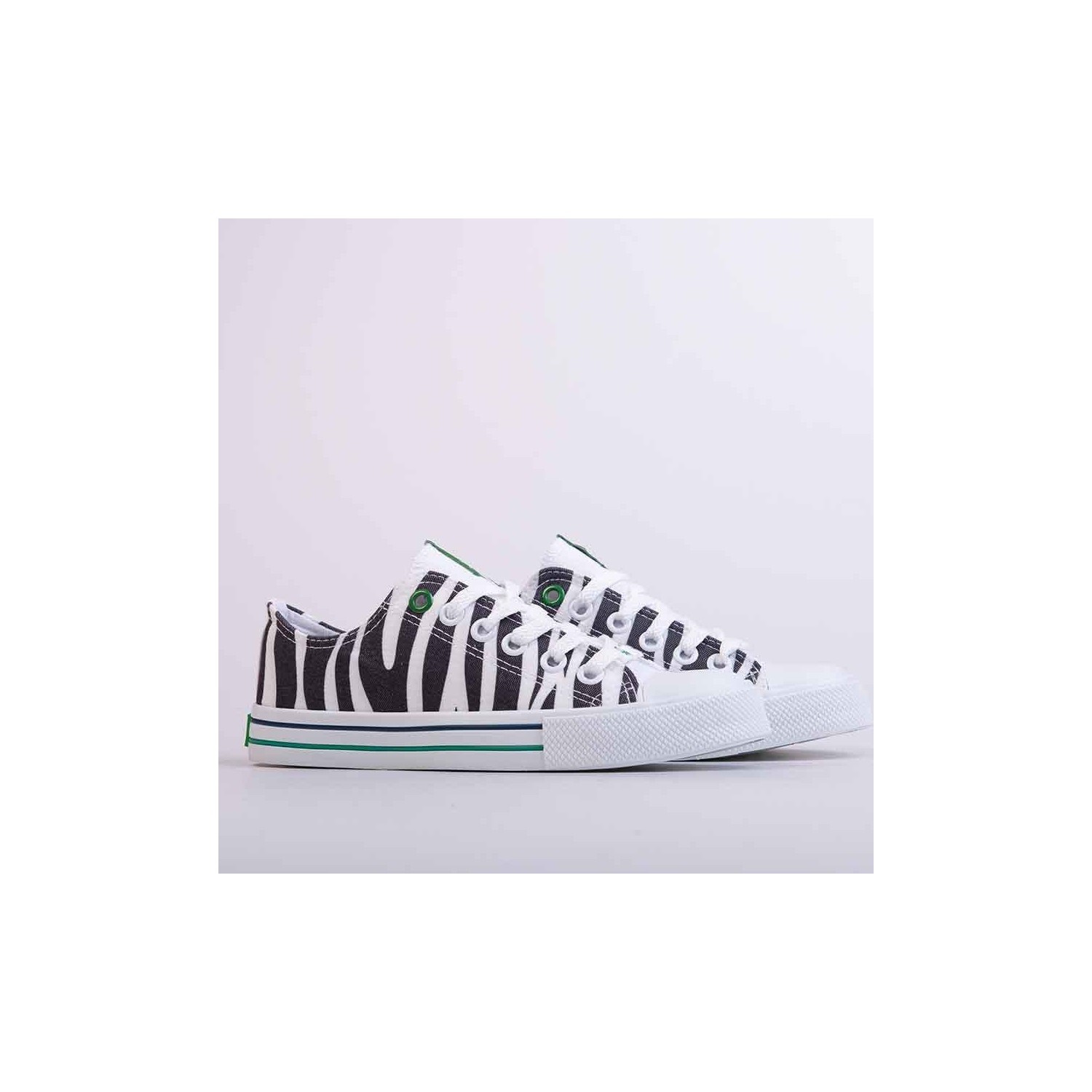 Benetton Kadın Ayakkabı BN-30179 745-Beyaz Leopar