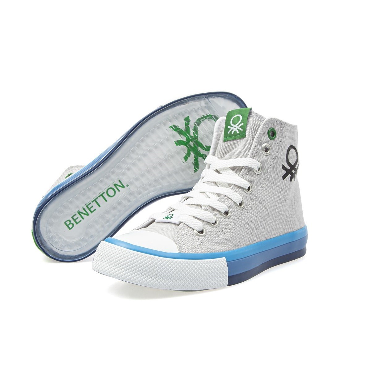 Benetton Kadın Ayakkabı BN-30189 Gri