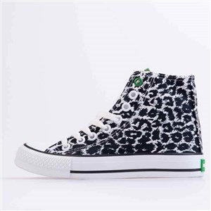 Benetton Kadın Ayakkabı BN-30190 228-Siyah-Beyaz