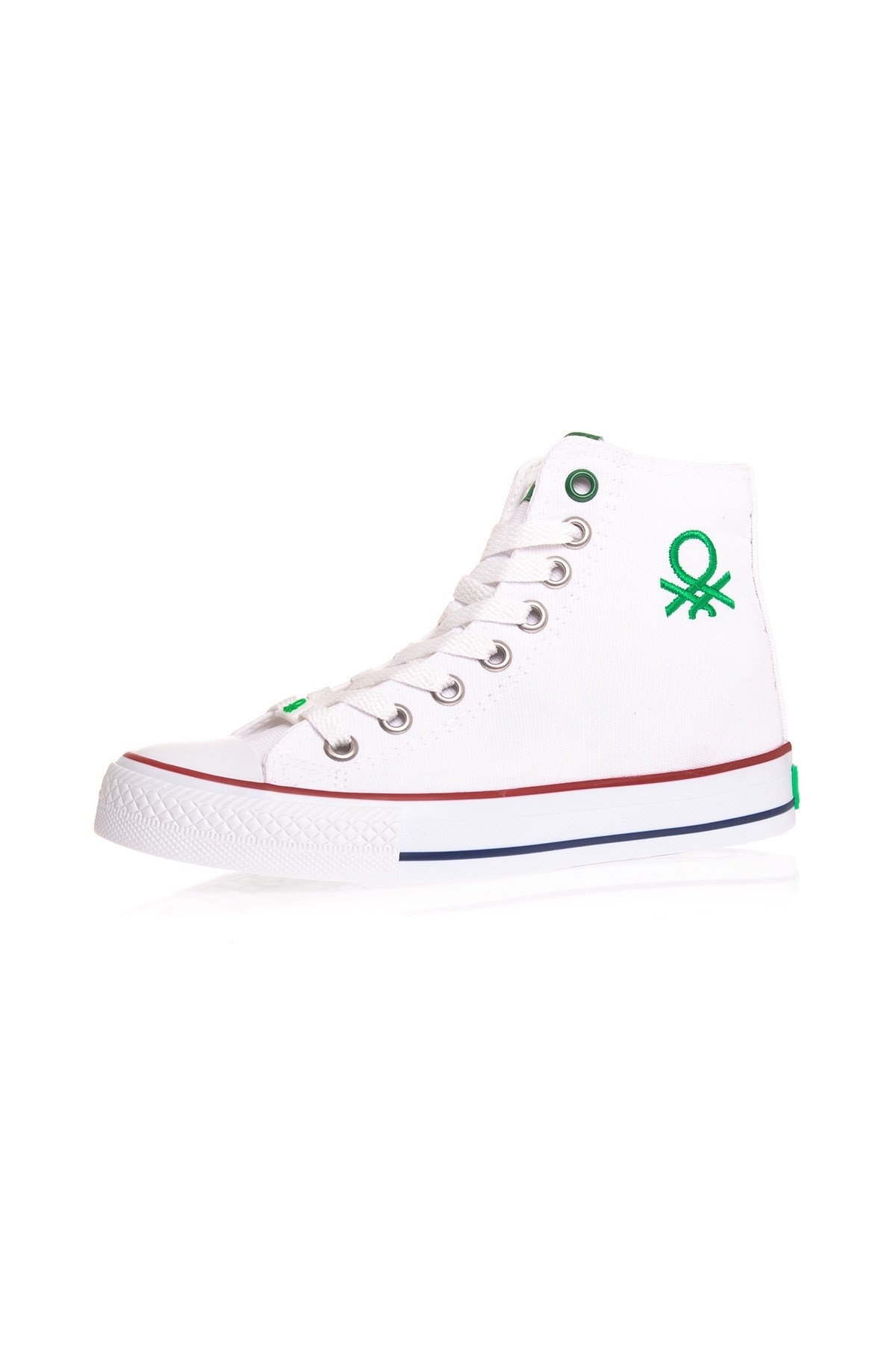 Benetton Kadın Ayakkabı BN-30628 19-Beyaz