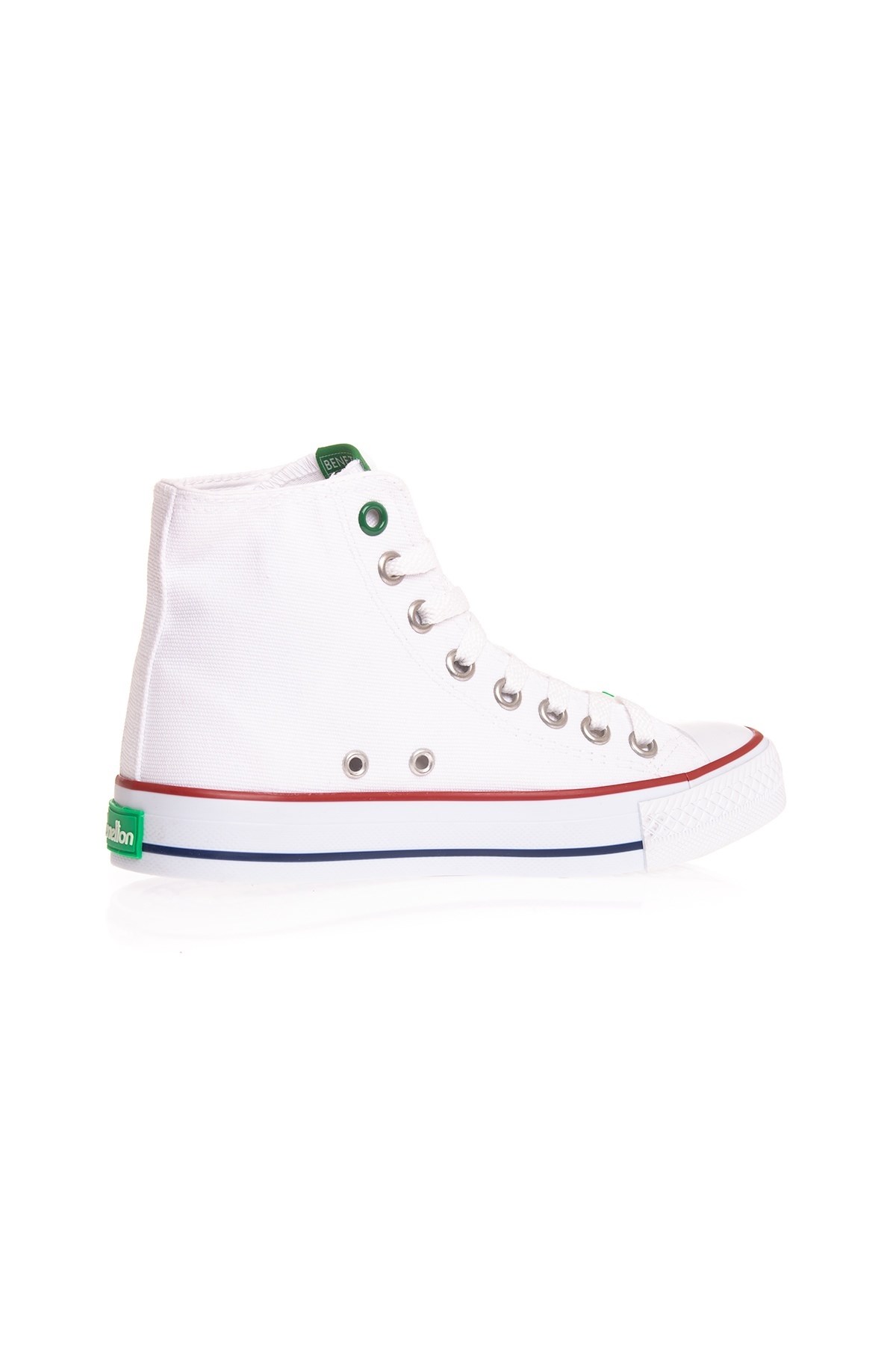 Benetton Kadın Ayakkabı BN-30628 19-Beyaz