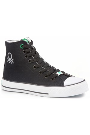 Benetton Kadın Ayakkabı BN-30628 01-Siyah
