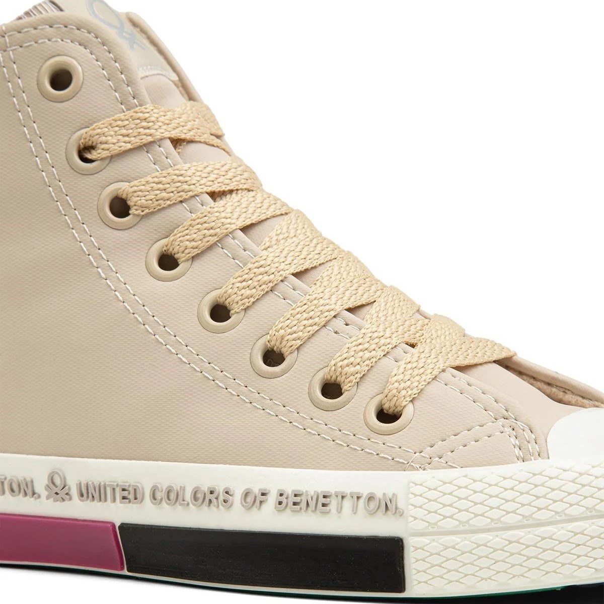Benetton Kadın Ayakkabı BN-30730 Bej