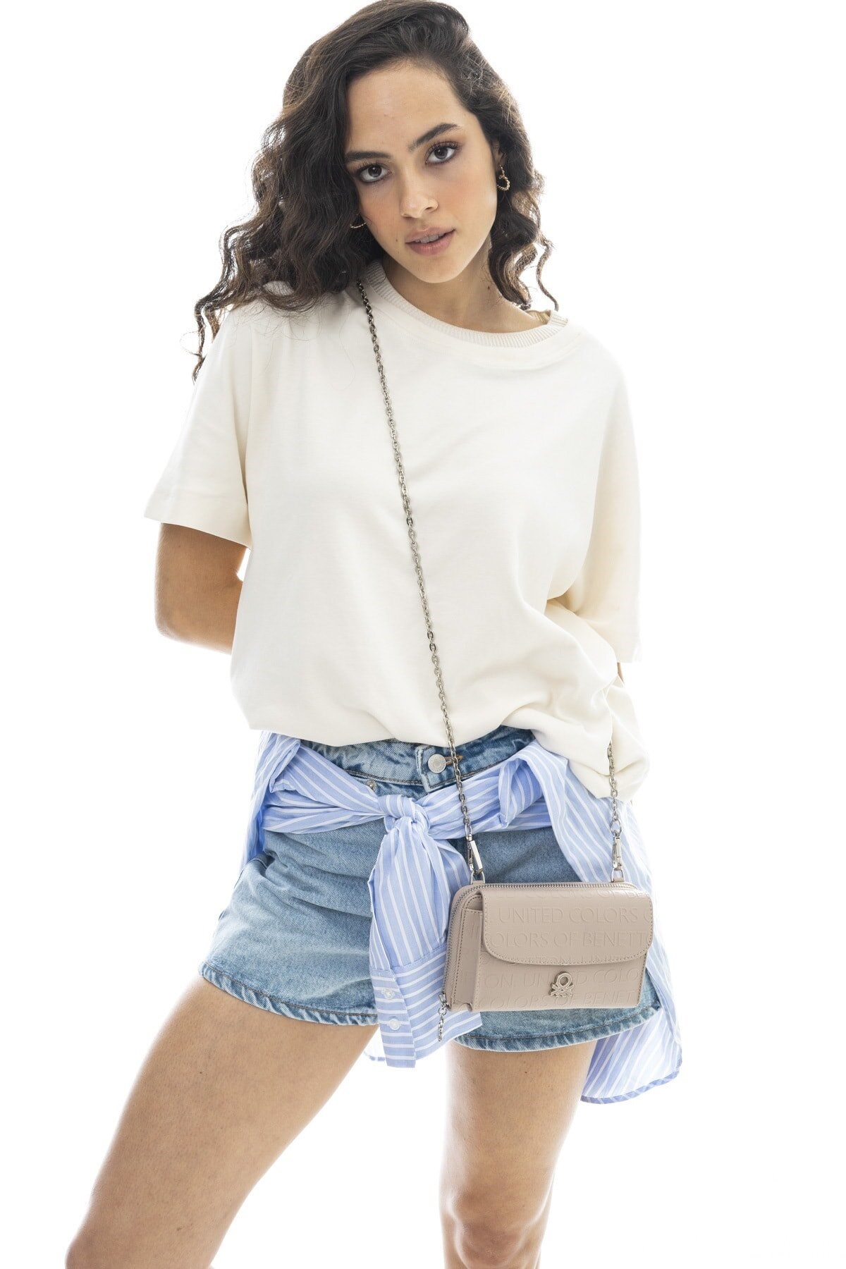 Benetton Unisex Çanta BNT-565 Kum