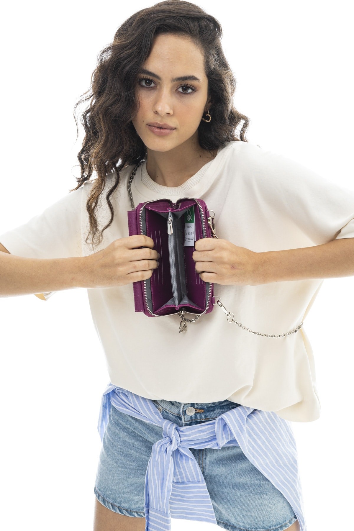 Benetton Unisex Çanta BNT-565 Mürdüm