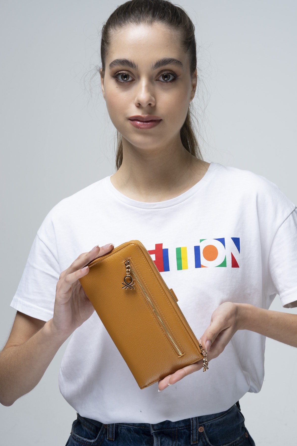 Benetton Unisex Cüzdan BNT-662 Sarı