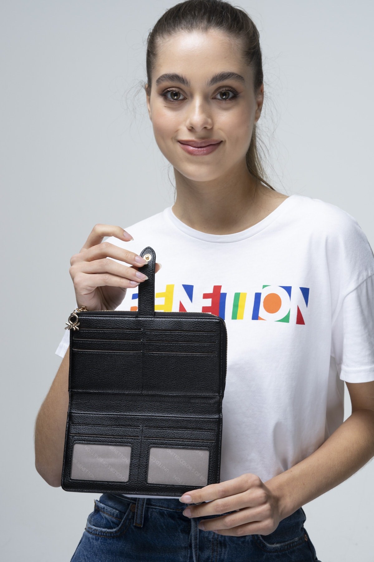 Benetton Unisex Cüzdan BNT-662 Siyah
