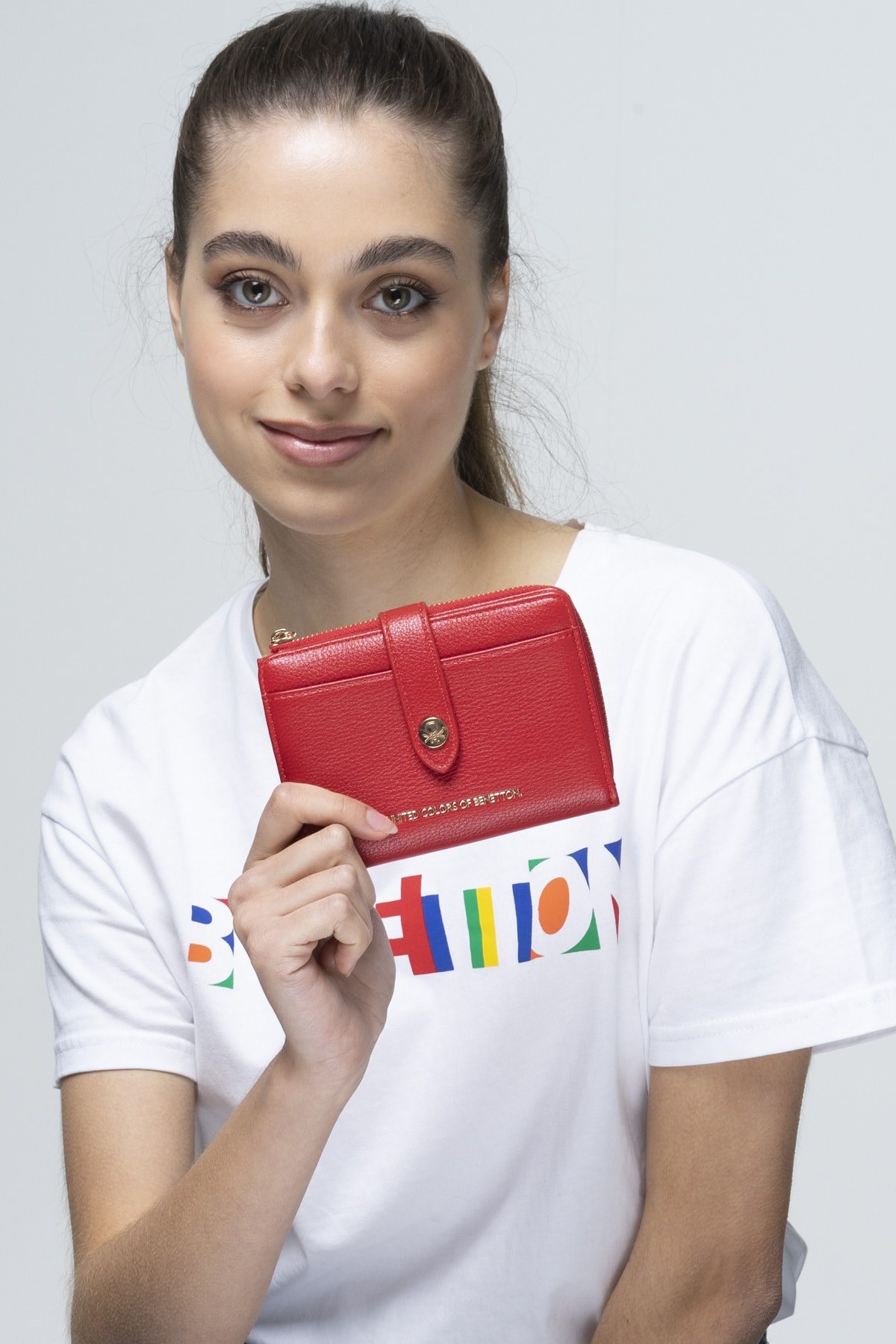 Benetton Unisex Cüzdan BNT-663 Kırmızı