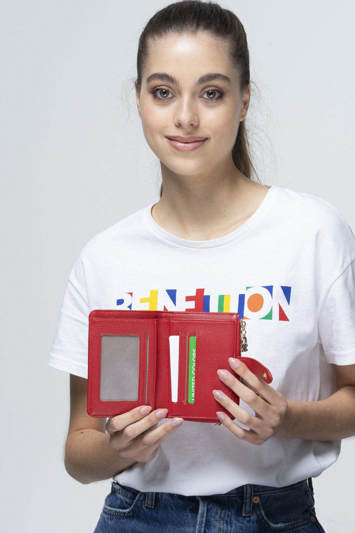 Benetton Unisex Cüzdan BNT-663 Kırmızı