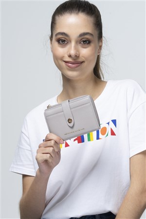Benetton Unisex Cüzdan BNT-663 A.Gri